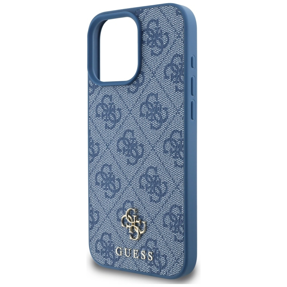 Guess HC PU 4G Small 4G and Classic Apple iPhone 16 Pro MagSafe blue