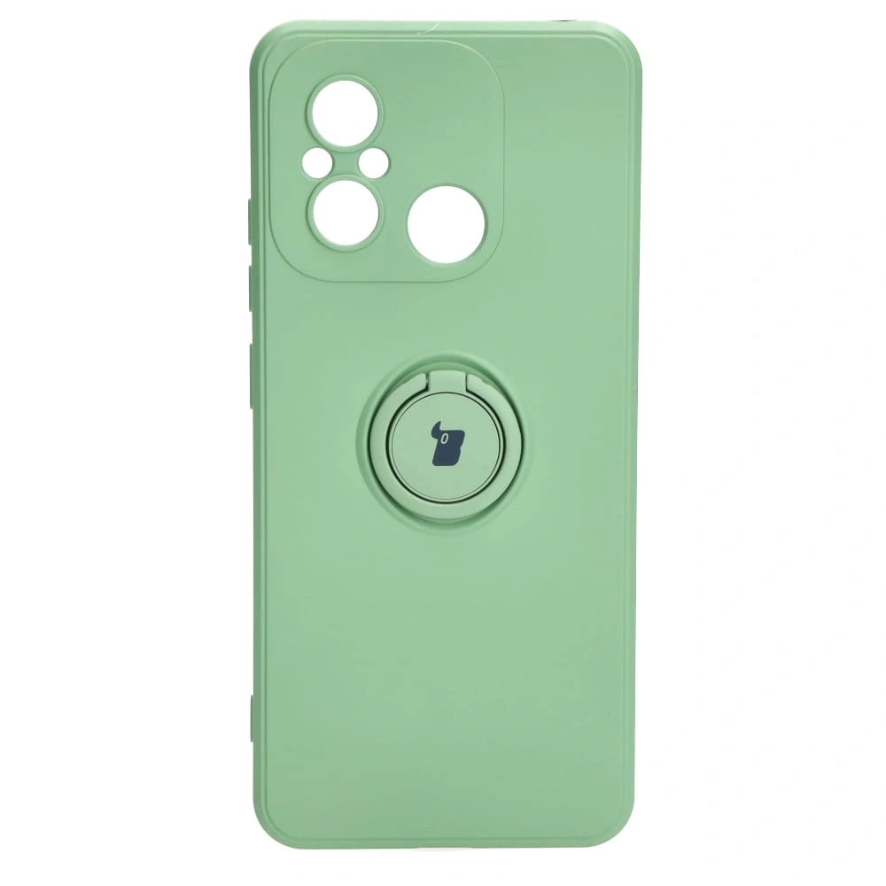 Bizon Case Silicone Ring Sq Xiaomi Redmi 12C light green