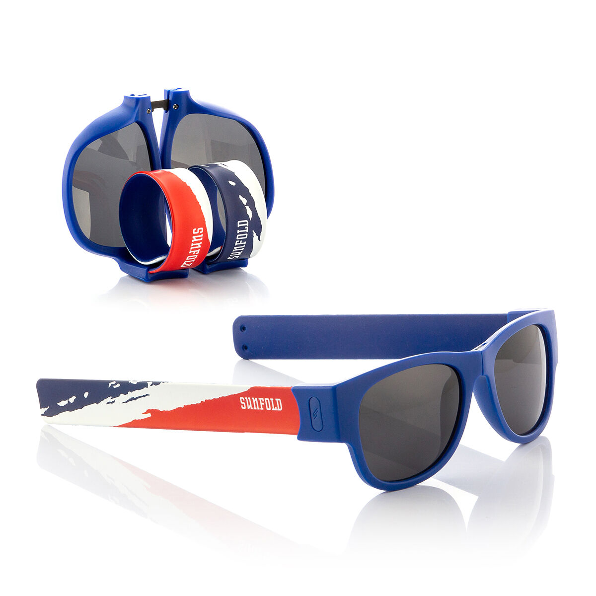 Sunfold World Cup France Roll-Up Sunglasses