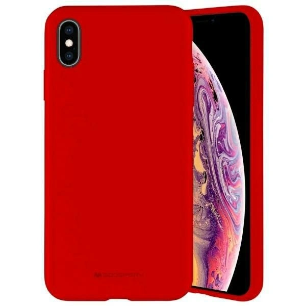 Etui Mercury Silicone do Samsung Galaxy A04s czerwony