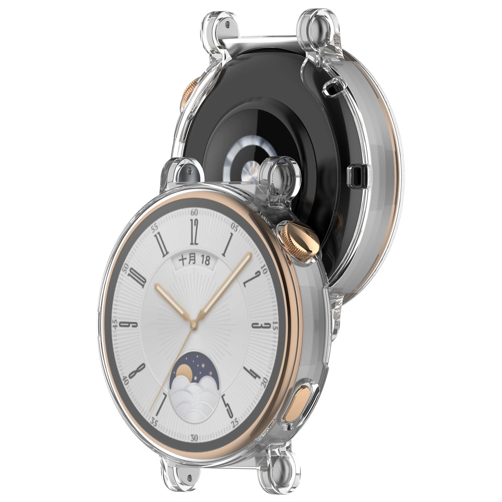 Bizon Case Watch Felipe Huawei Watch GT 4 41 mm clear
