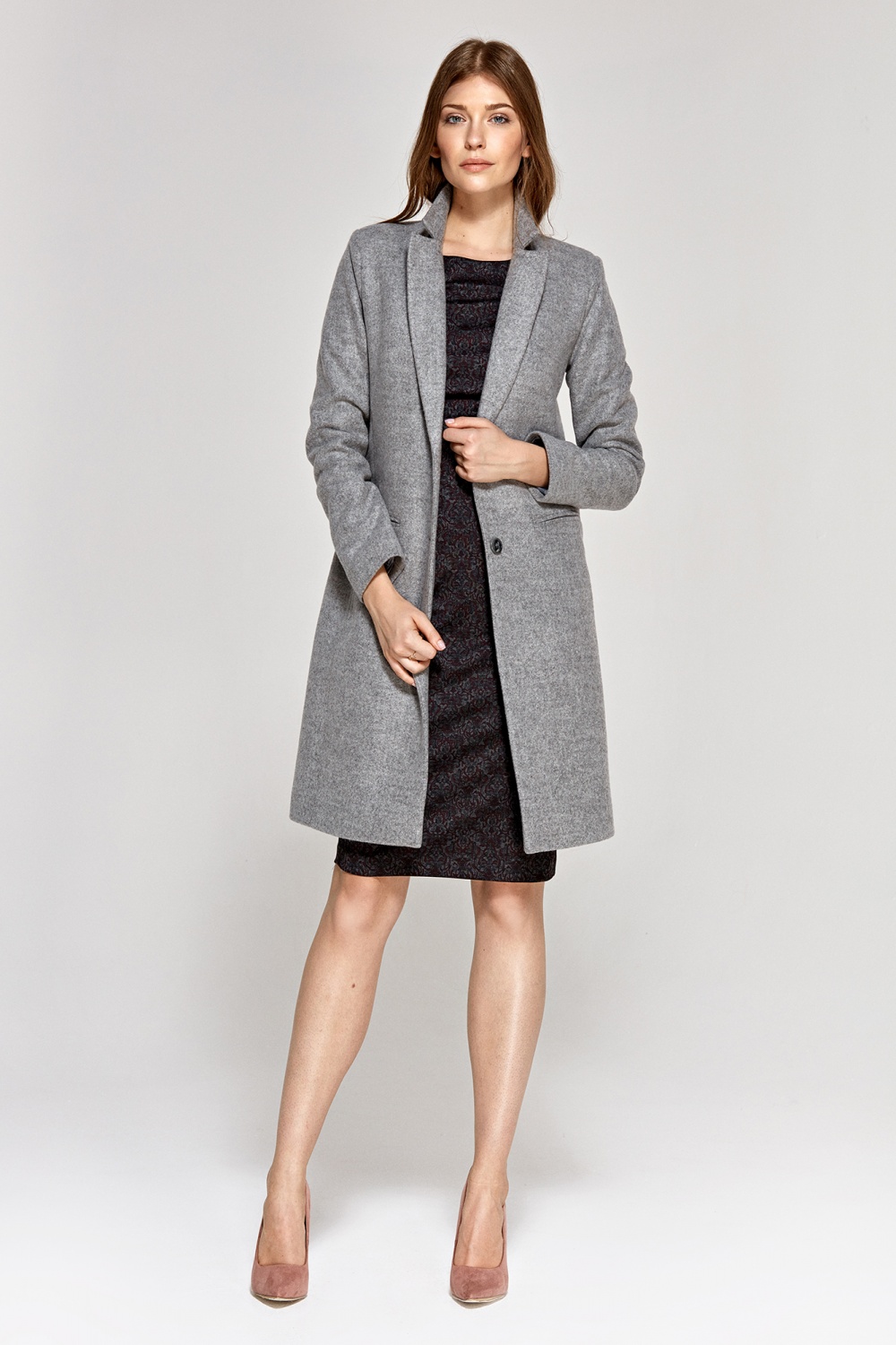  Coat model 149392 Nife  grey