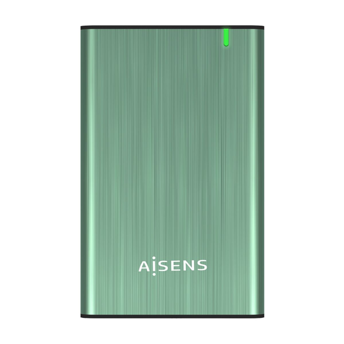 Hard drive case Aisens ASE-2525SGN USB Green USB-C Micro USB B USB 3.2