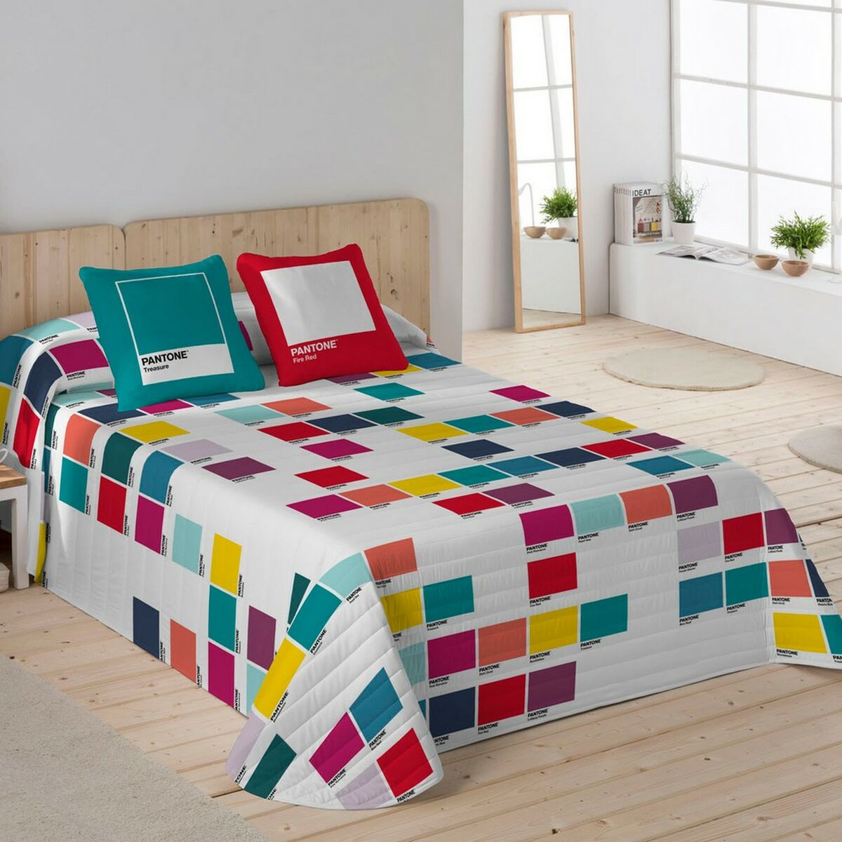 Bedspread (quilt) Mosaic Colorfull Pantone