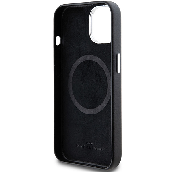 BMW BMHMP15S23PUFWK Apple iPhone 15 / 14 / 13 Signature Wrapped Metal MagSafe black