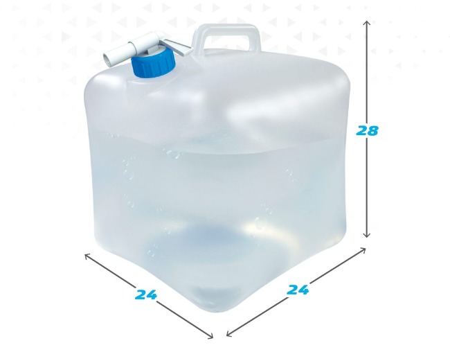 Water bottle Aktive 24 x 28 x 24 cm Polyethylene 15 L (12 Units)