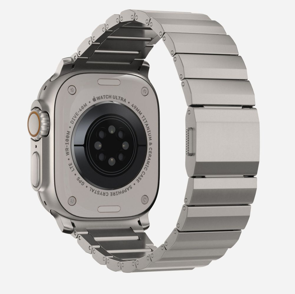 Tech-Protect SteelBand Apple Watch 4/5/6/7/8/9/SE/Ultra 1/2 42/44/45/49mm titanium
