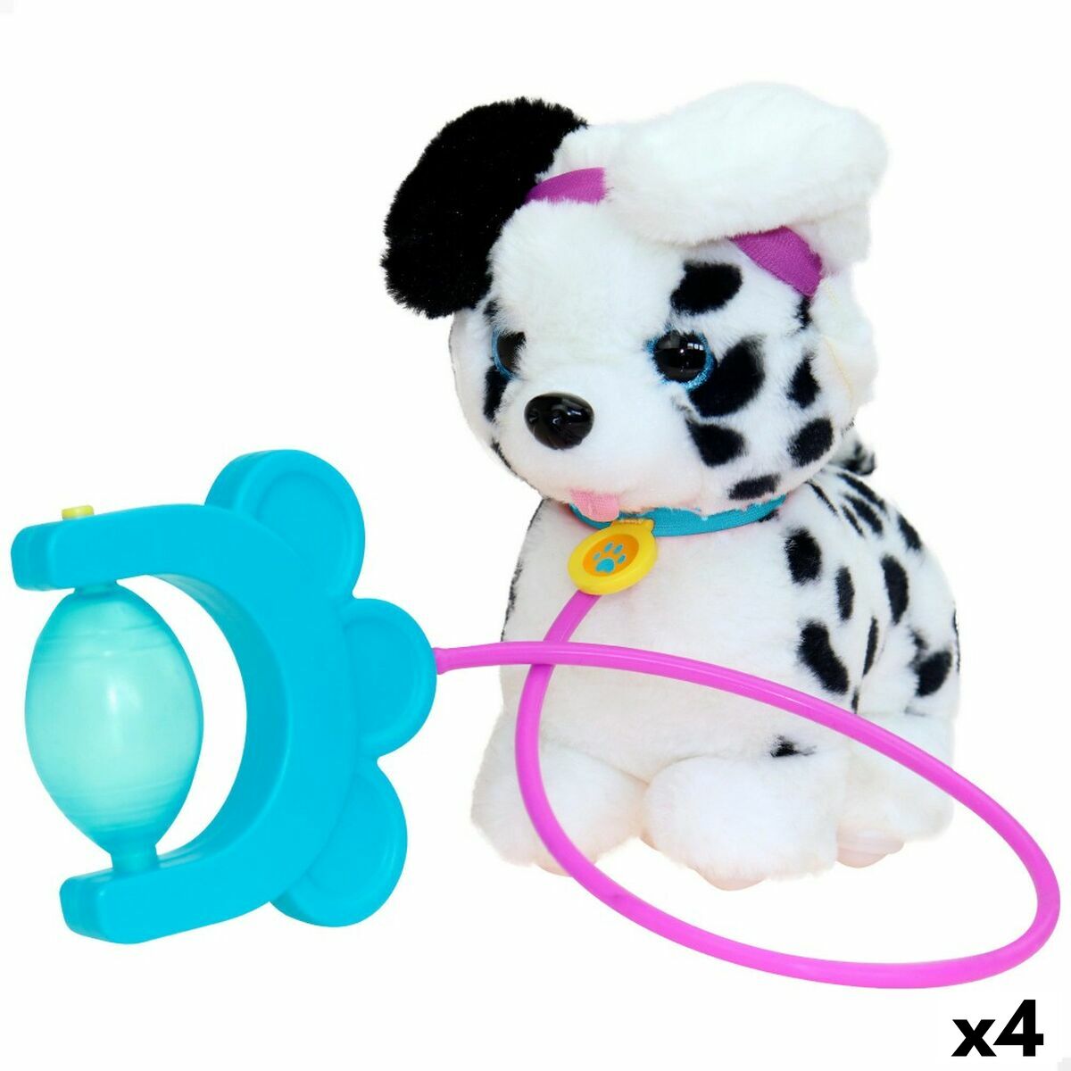 Plush Pet Eolo Sprint Dog 19 x 21,5 x 13 cm Plastic (4 Units)