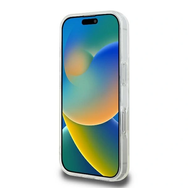 Guess GUHMP16LHFGERET Apple iPhone 16 Pro hardcase IML Glitter Circle MagSafe clear