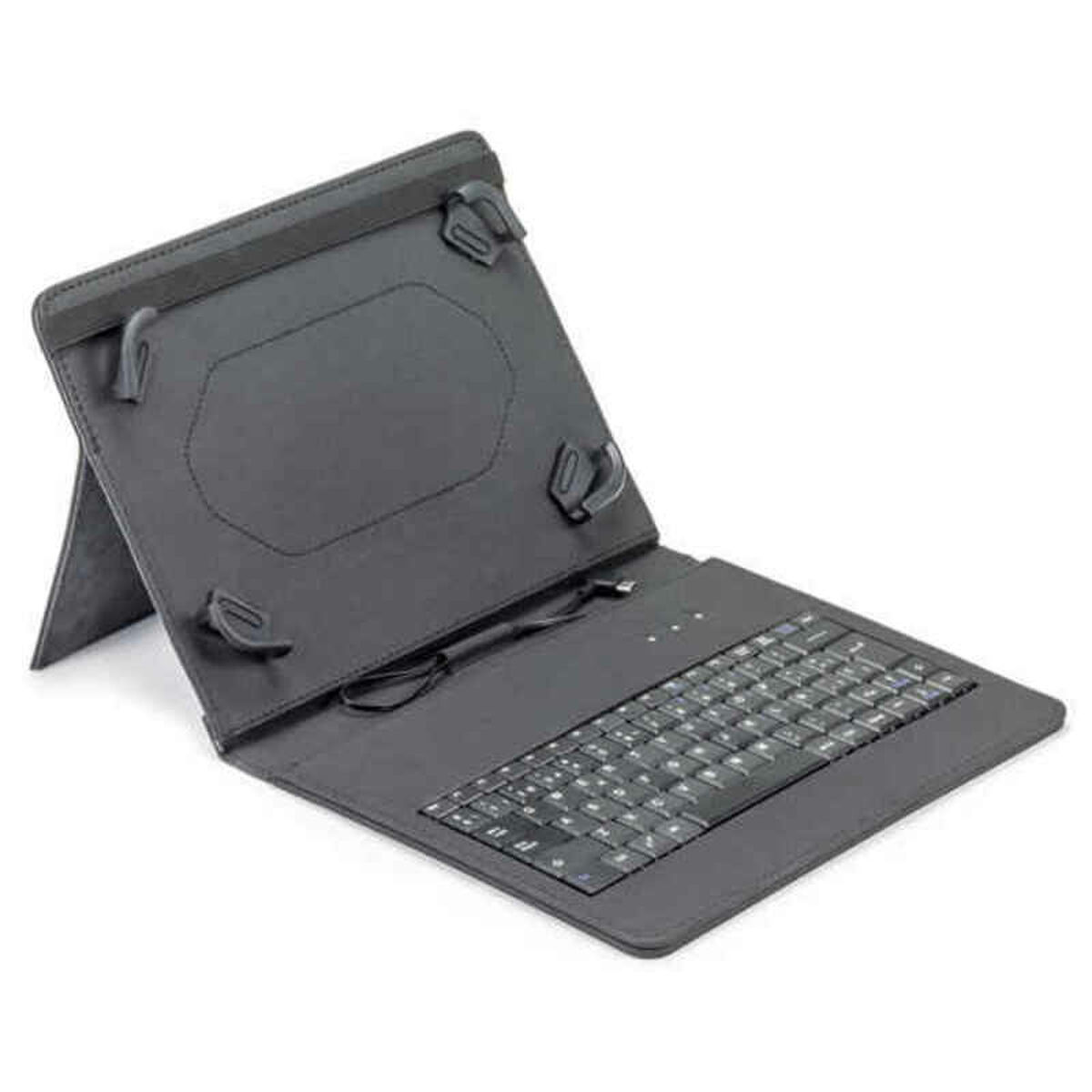 Bluetooth Keyboard with Support for Tablet Maillon Technologique MTKEYUSBPR3 9.7"-10.2" Black