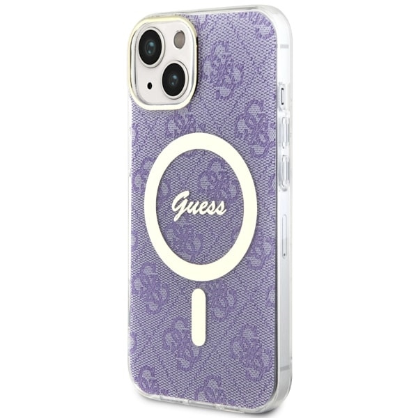 Case Guess GUHMP14MH4STU Apple iPhone 14 Plus purple/purple hardcase 4G MagSafe