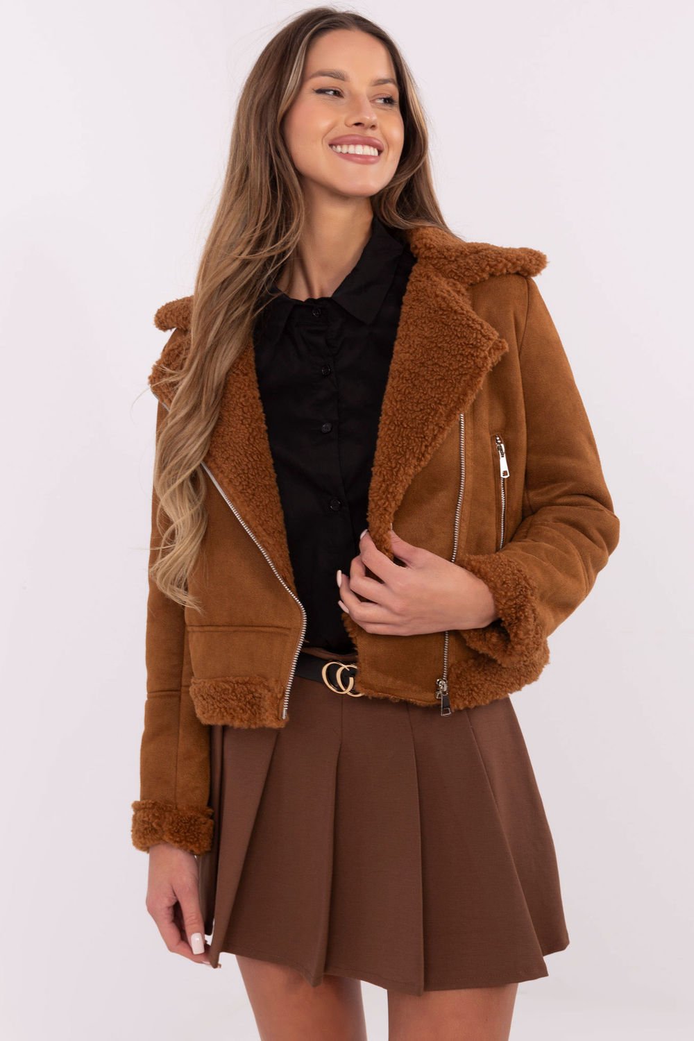  Jacket model 204392 Italy Moda  brown