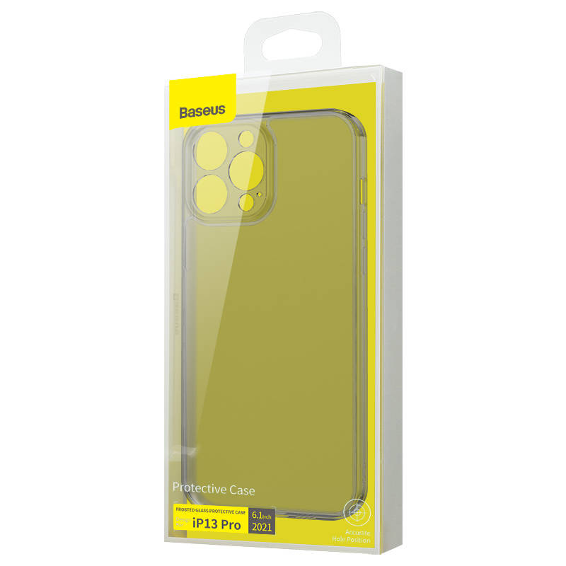 Baseus Frosted Glass Apple iPhone 13 Pro (black)