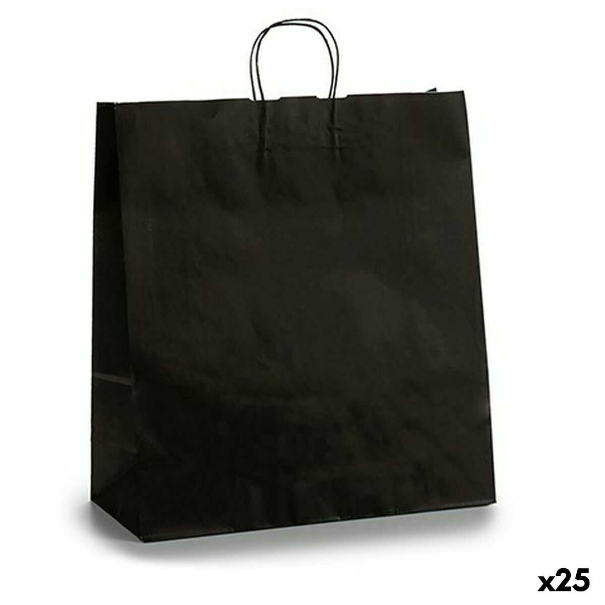 Paper Bag Black 16 x 57,5 x 46 cm (25 Units)