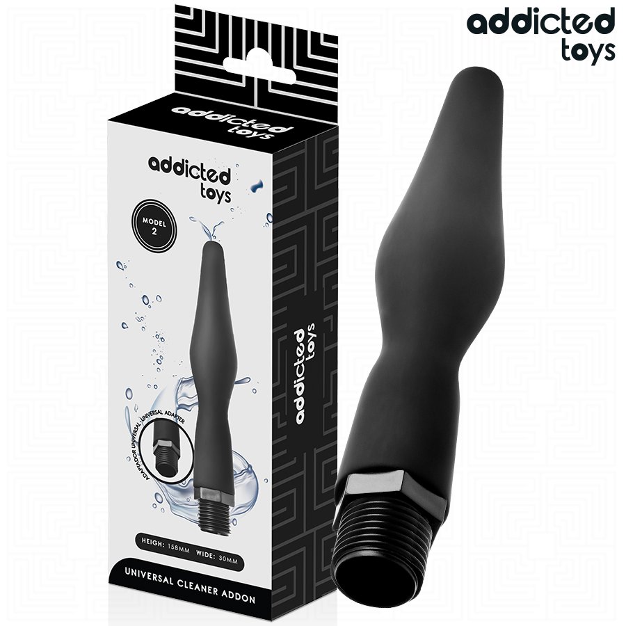 ADDICTED TOYS - ANAL CLEANER WITH UNIVERSAL ADAPTER MODEL 2