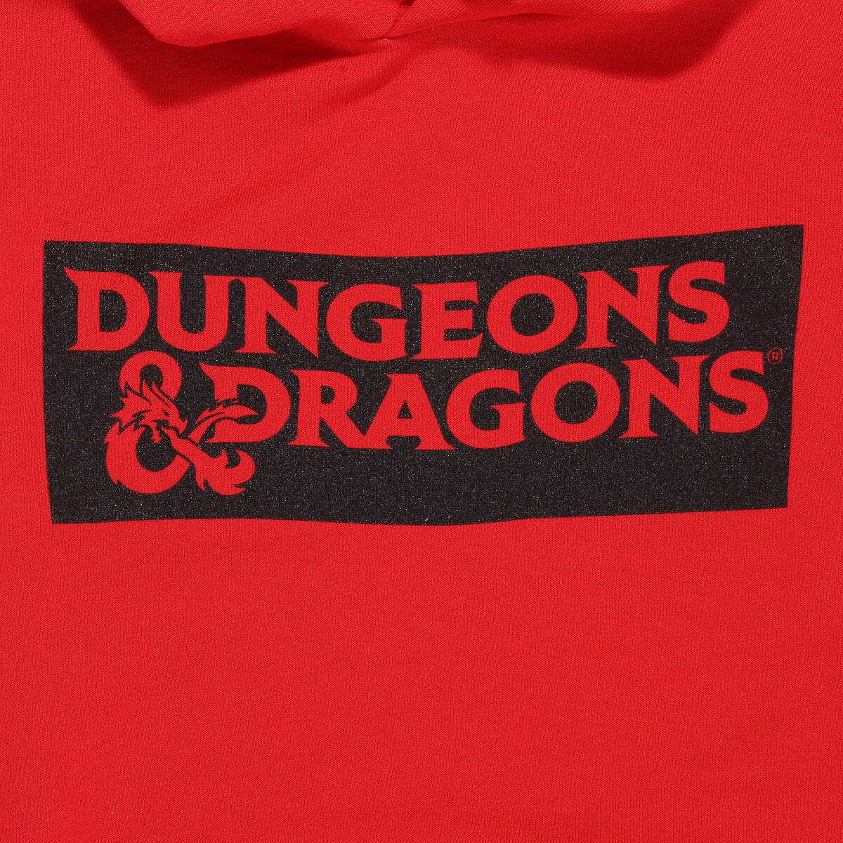 Unisex Hoodie Dungeons & Dragons Logo Red