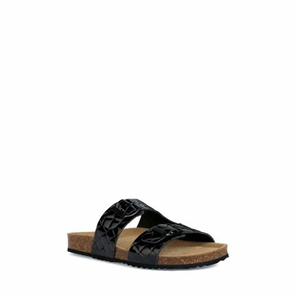 Women's Flip Flops Geox Brionia Black Multicolour Women's Flip Flops Geox Brionia Black Multicolour