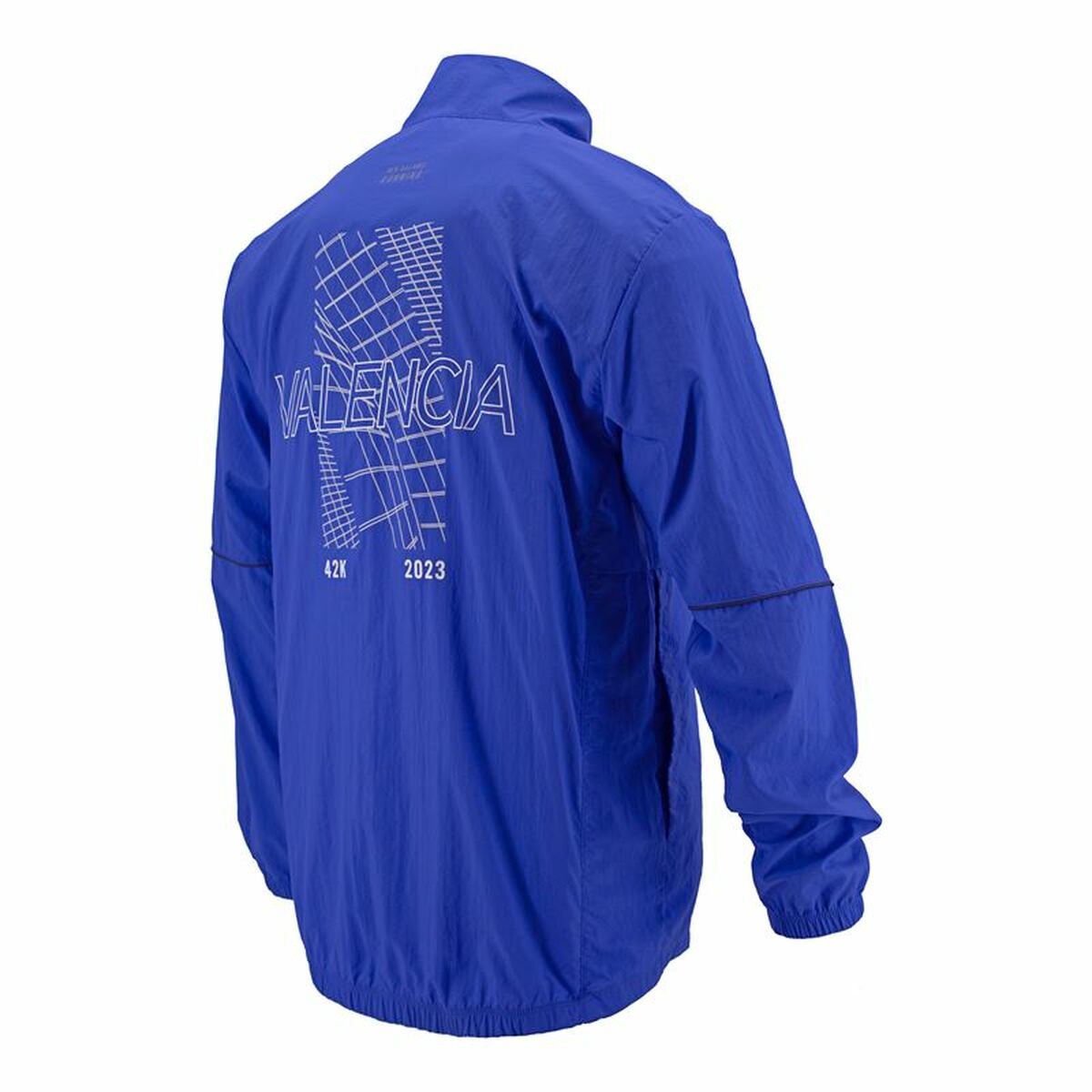 Men's Sports Jacket New Balance Valencia Marathon Blue