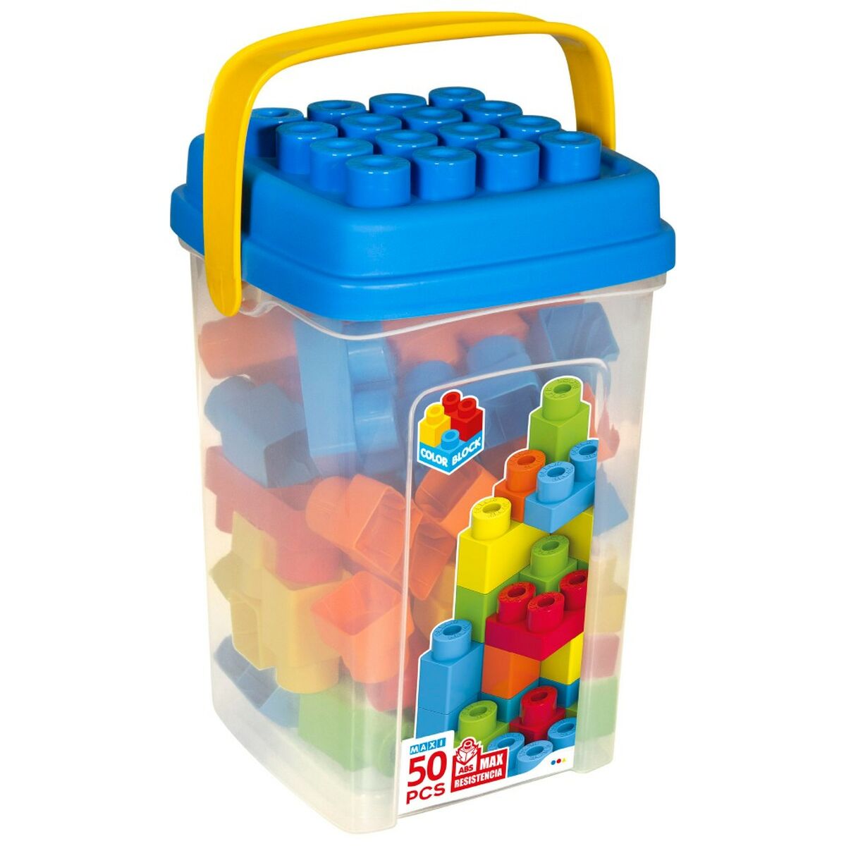 zestaw do budowania Color Block Basic Sześcian 50 Części (6 Sztuk)