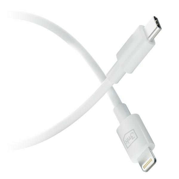 3MK cable Hyper USB-C / Lightning 20W 1.2m white