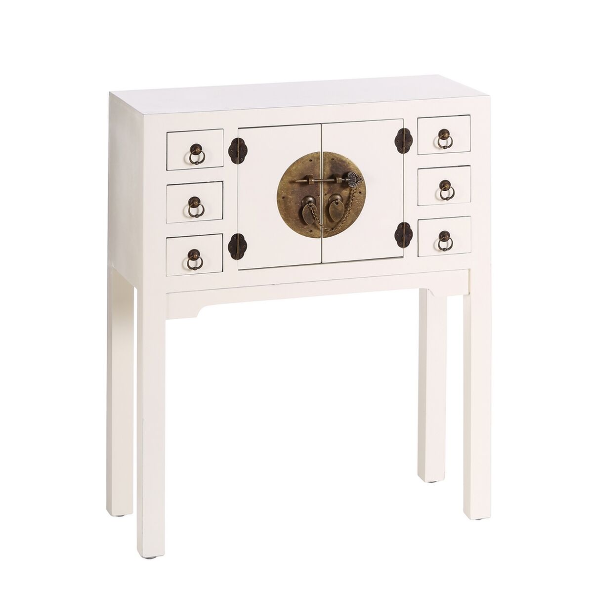 Hall ORIENTE 63 x 26 x 80 cm Wood White