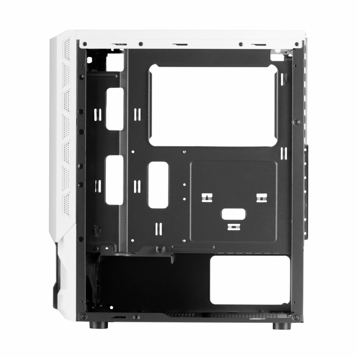 Obudowa ATX Mars Gaming MC-X2 Blanco Caja PC Gaming ATX Frontal Acero FRGB 2 Ventiladores 12cm FRGB Ventana Lateral Completa Bia