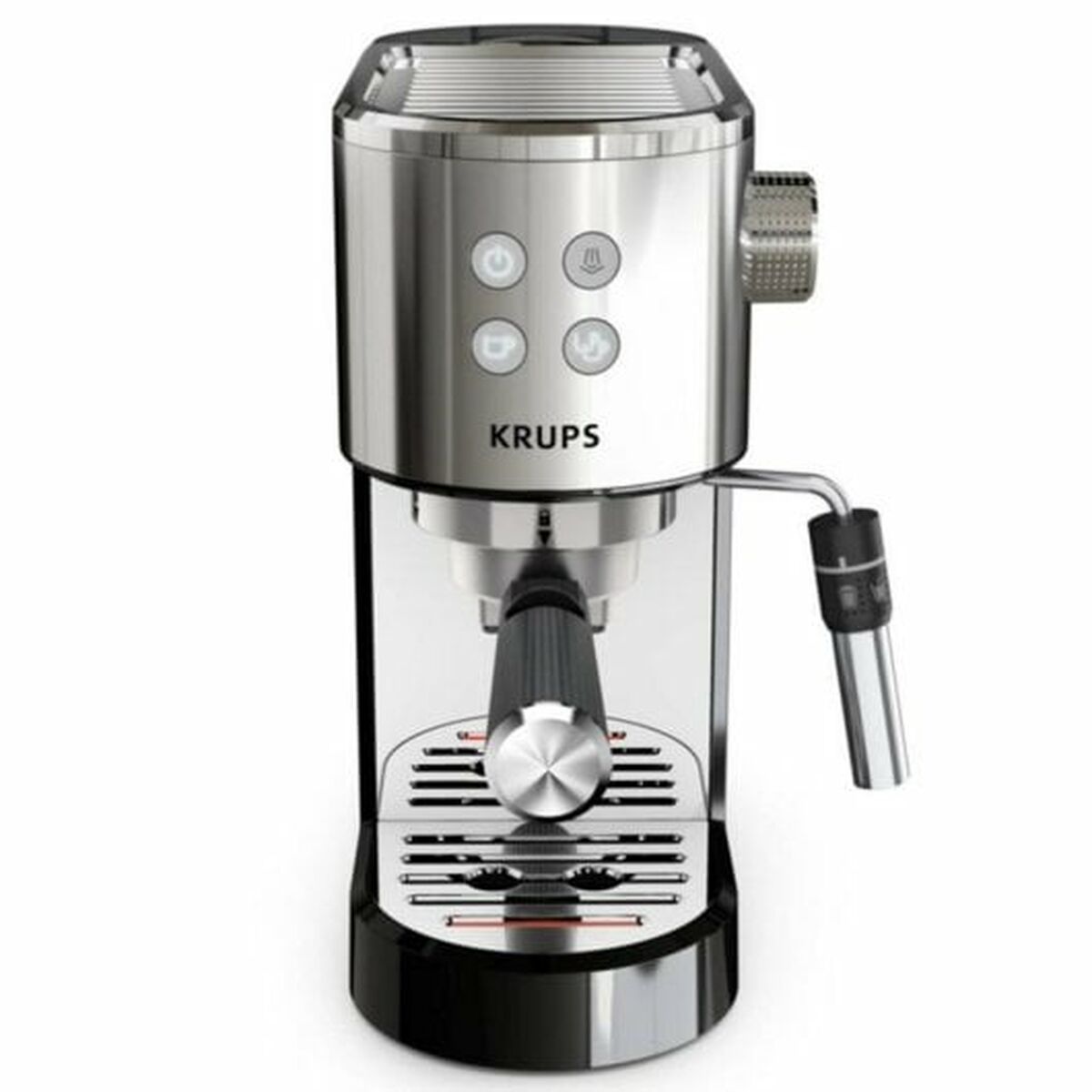 Express Manual Coffee Machine Krups Virtuoso+ XP444C10 Black Steel