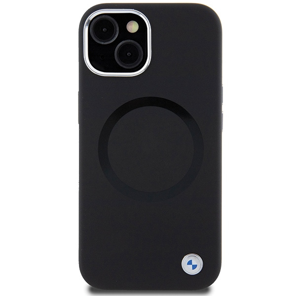BMW BMHMP15SSILBK2 Apple iPhone 15 Signature Liquid Silicone MagSafe black