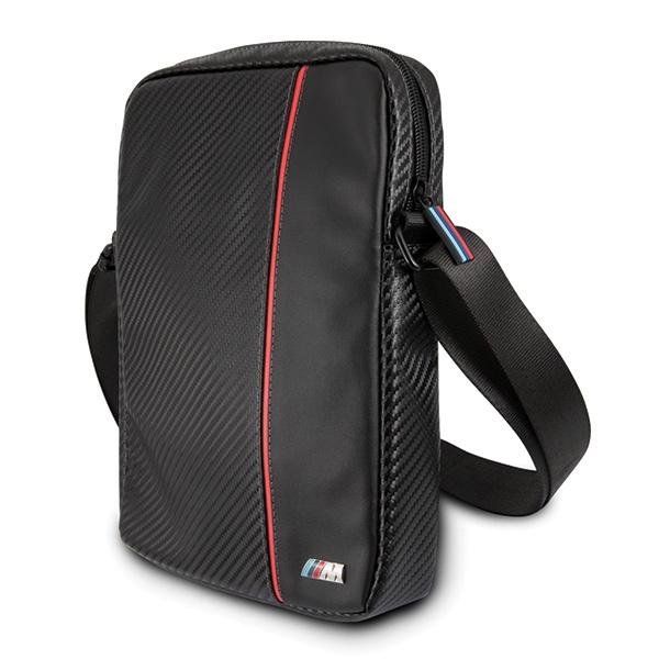BMW Bag BMTB8CAPRBK Tablet 8 inch black Carbon/Red Stripe