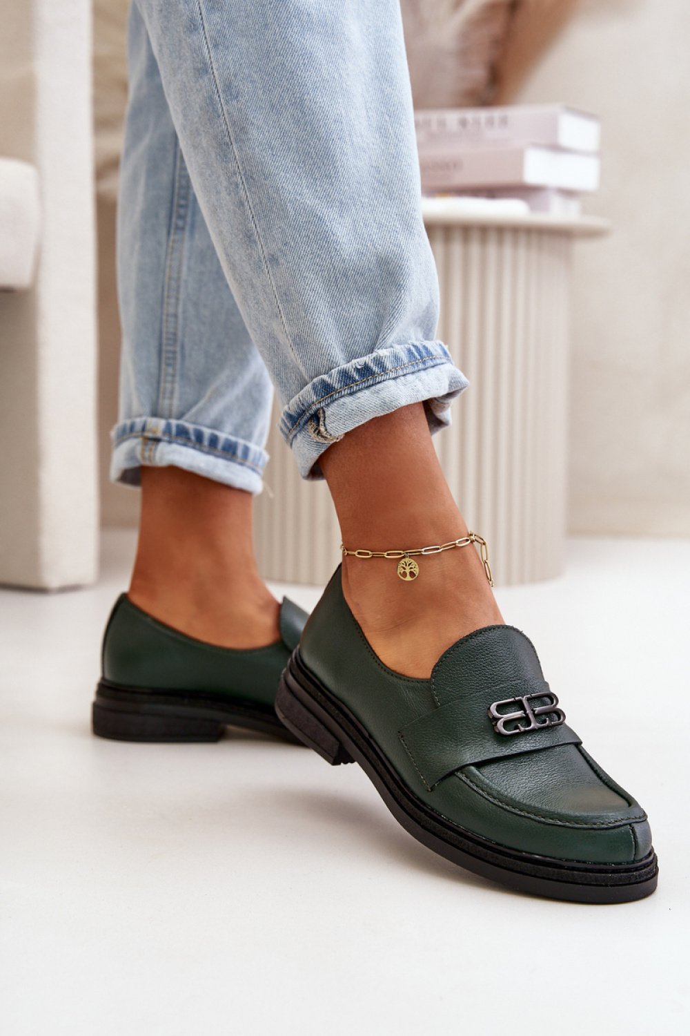  Low Shoes model 199312 Step in style  green
