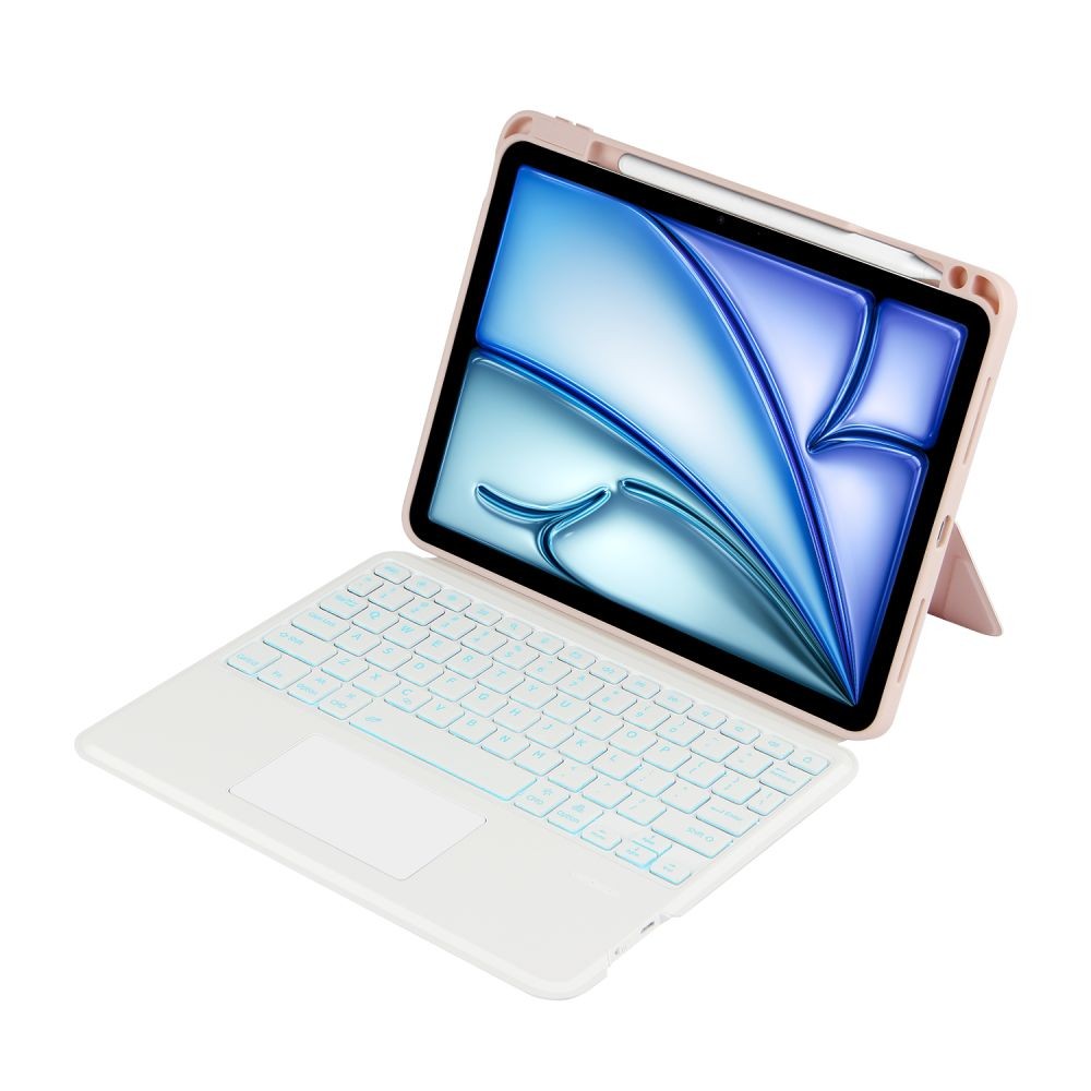 Tech-Protect SmartCase Mag Pen + Keyboard Apple iPad Air 10.9 2020/2022 (4, 5 gen) / iPad Air 11 2024 (6 gen) Pink