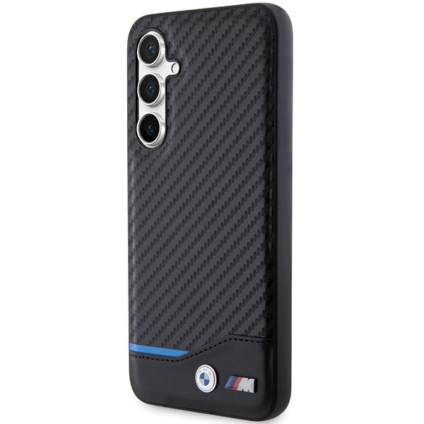 BMW BMHCS23FE22NBCK Samsung Galaxy S23 FE Leather Carbon black