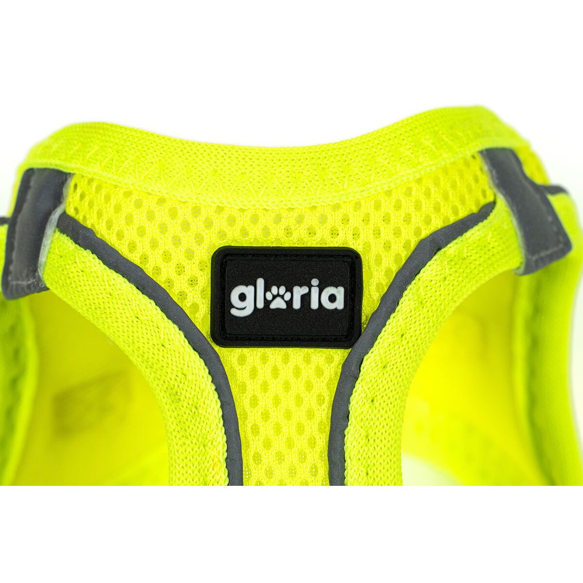 Dog Harness Gloria Trek Star 32,8-35,4 cm 45-47 cm Yellow M