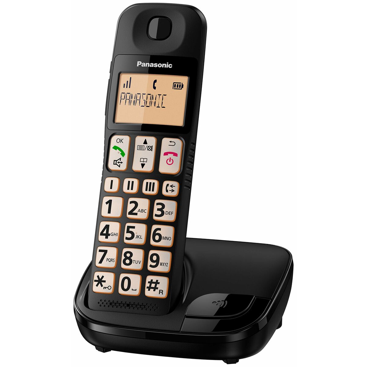 Wireless Phone Panasonic Black (Refurbished B)