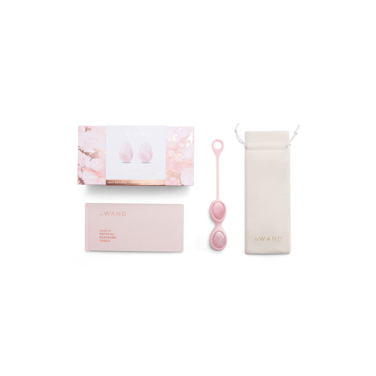 Orgasm Balls Le Wand Crystal (by le Wand) Rose Quartz Orgasm Balls Le Wand Crystal (by le Wand) Rose Quartz
