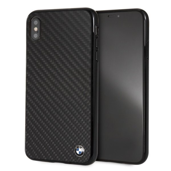 BMW BMHCI65MBC Apple iPhone XS Max black hardcase Siganture-Carbon