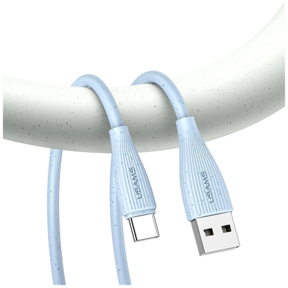 Kabel USB-A / USB-C USAMS Green Series SJ714 18W 3A 1m biały