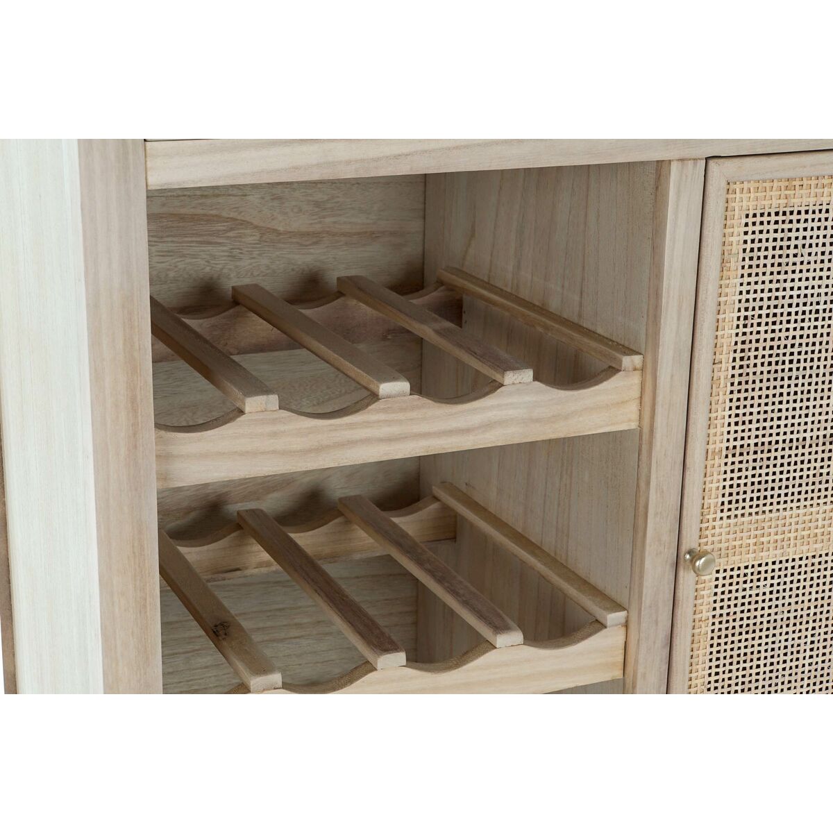 Bottle rack DKD Home Decor Natural 79,5 x 38 x 90 cm