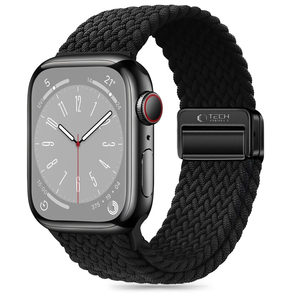 Tech-protect Nylonmag Strap Apple Watch 4/5/6/7/8/9/SE 38/40/41mm Black