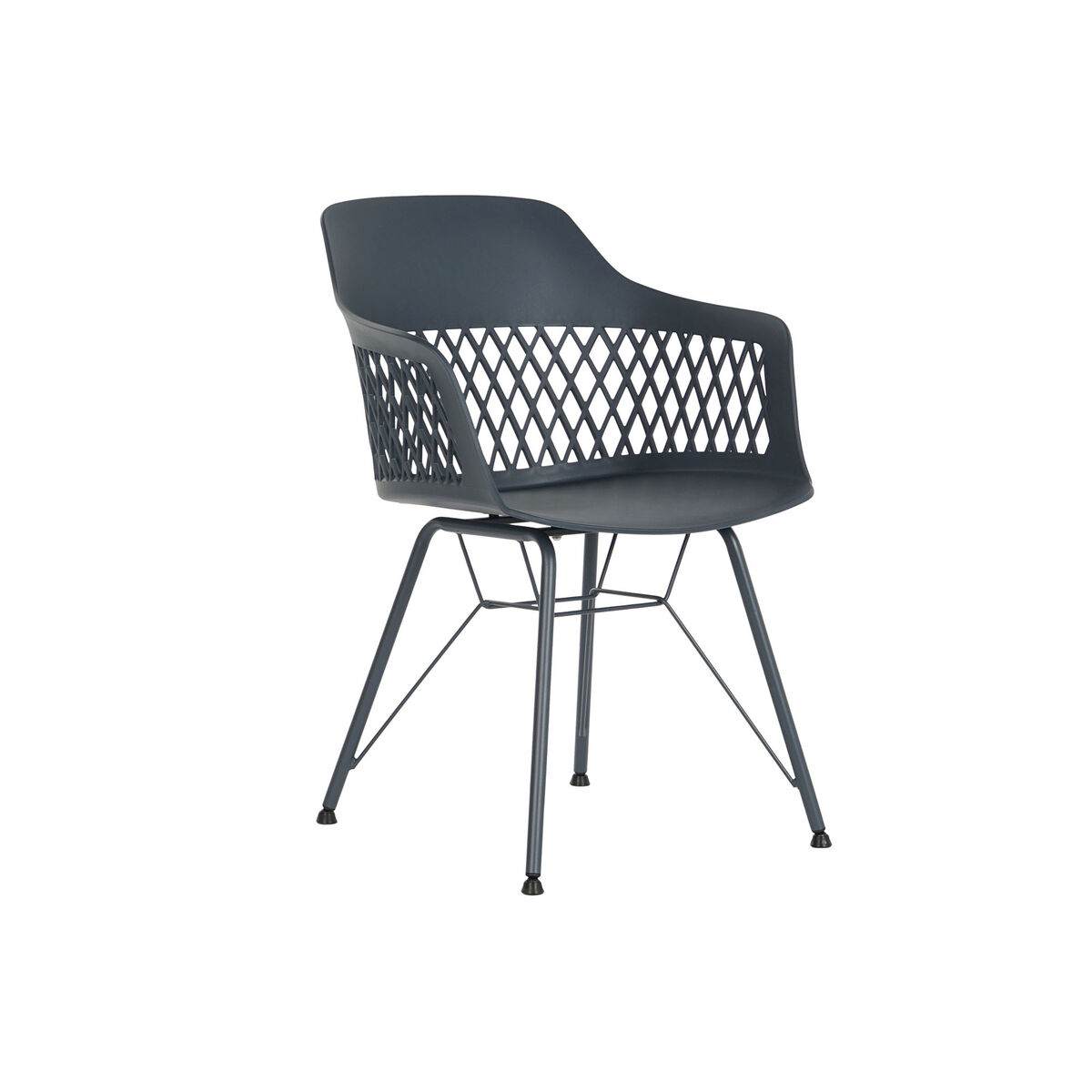 Chair DKD Home Decor 57 x 57 x 80,5 cm Navy Blue
