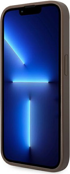 Guess GUHCP14XG4GLBR Apple iPhone 14 Pro Max brown hard case 4G Stripe Collection