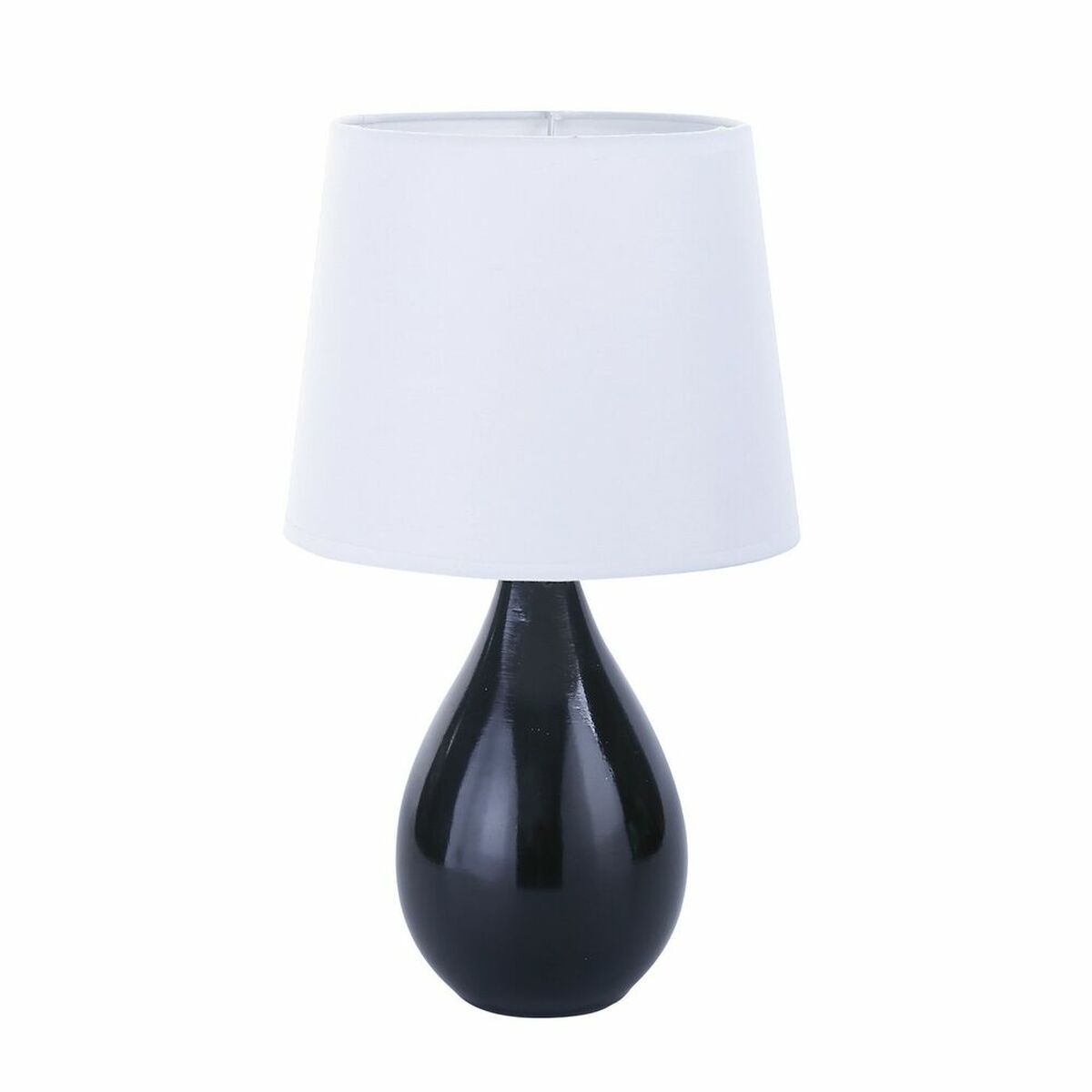 Desk lamp Versa Camy Black Ceramic (20 x 35 x 20 cm)