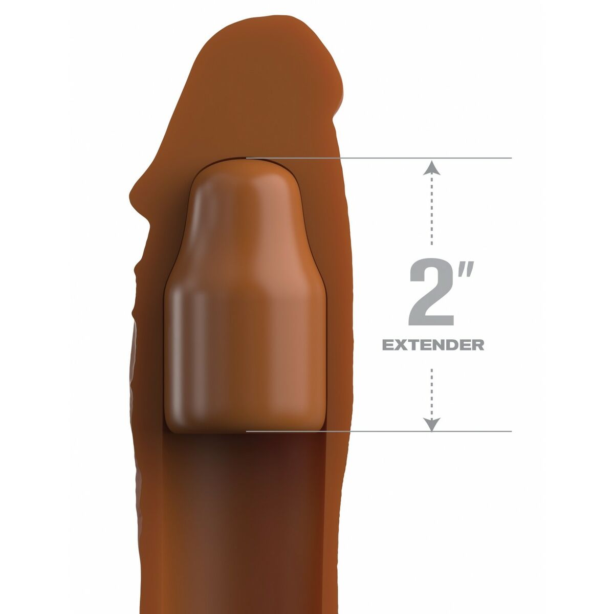 Penis cover Pipedream Fantasy X-tensions Elite Brown
