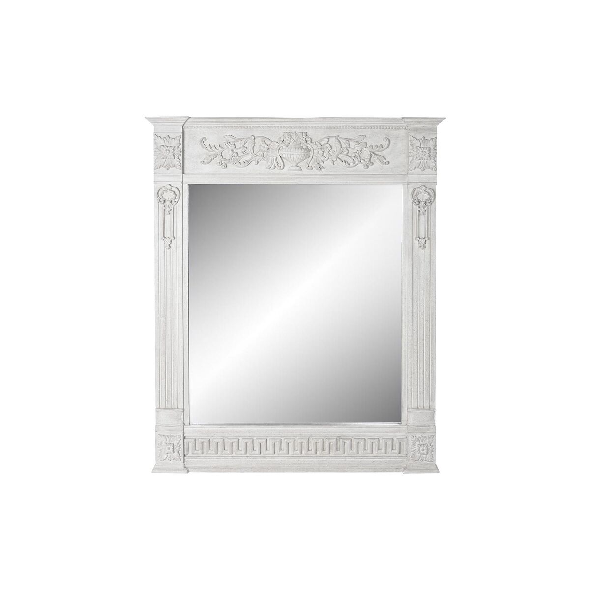Wall mirror DKD Home Decor Grey Mango wood MDF Wood 133 x 8,5 x 167 cm