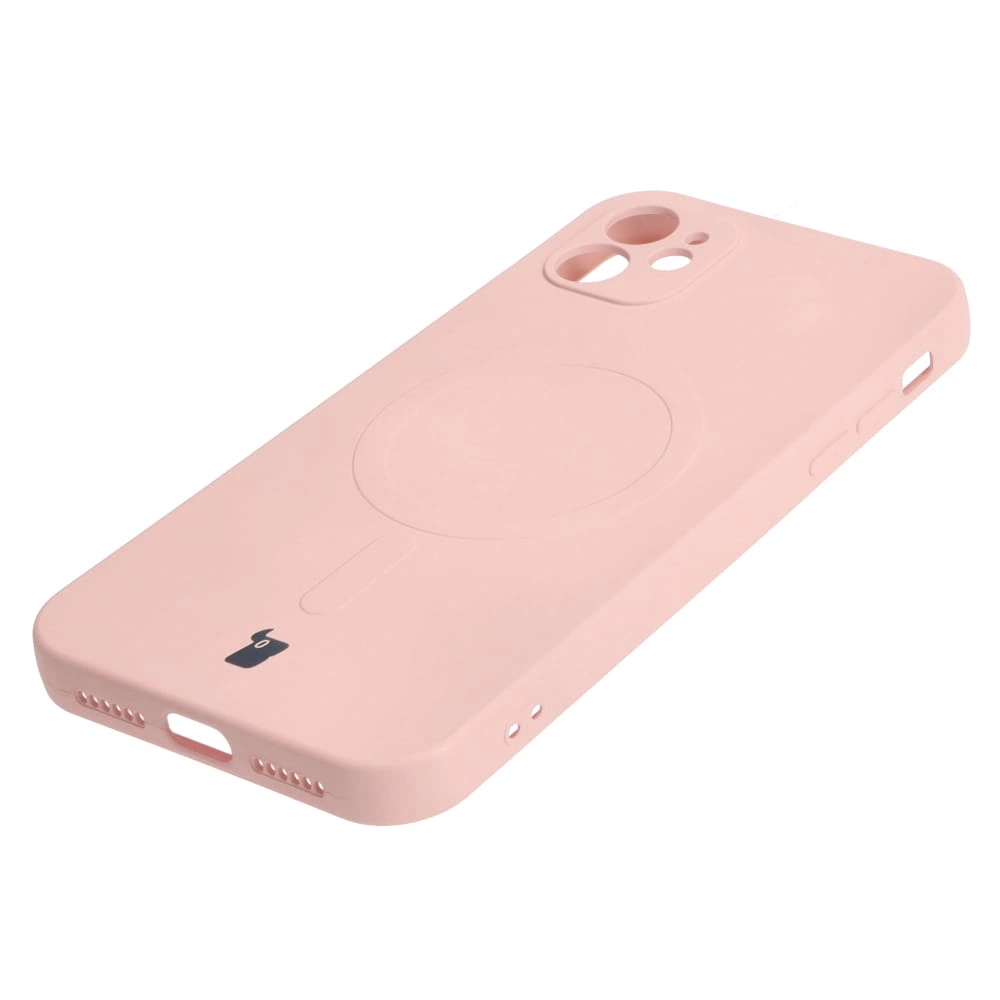 Bizon Case Silicone Magnetic Apple iPhone 11 light pink