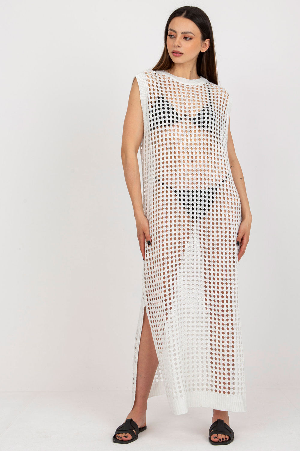  Beach Dress model 181554 Badu  white