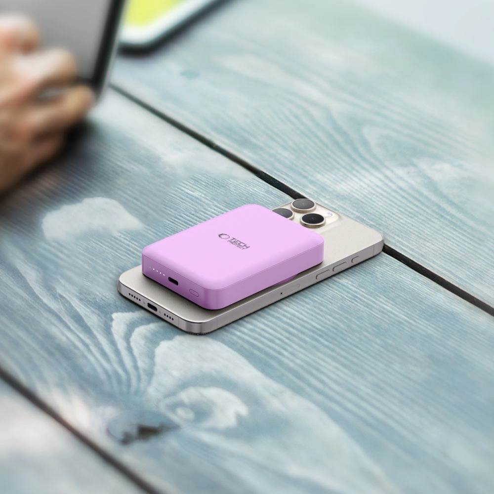 Tech-Protect PB11 LifeMag MagSafe Power Bank 10000mAh Lilac
