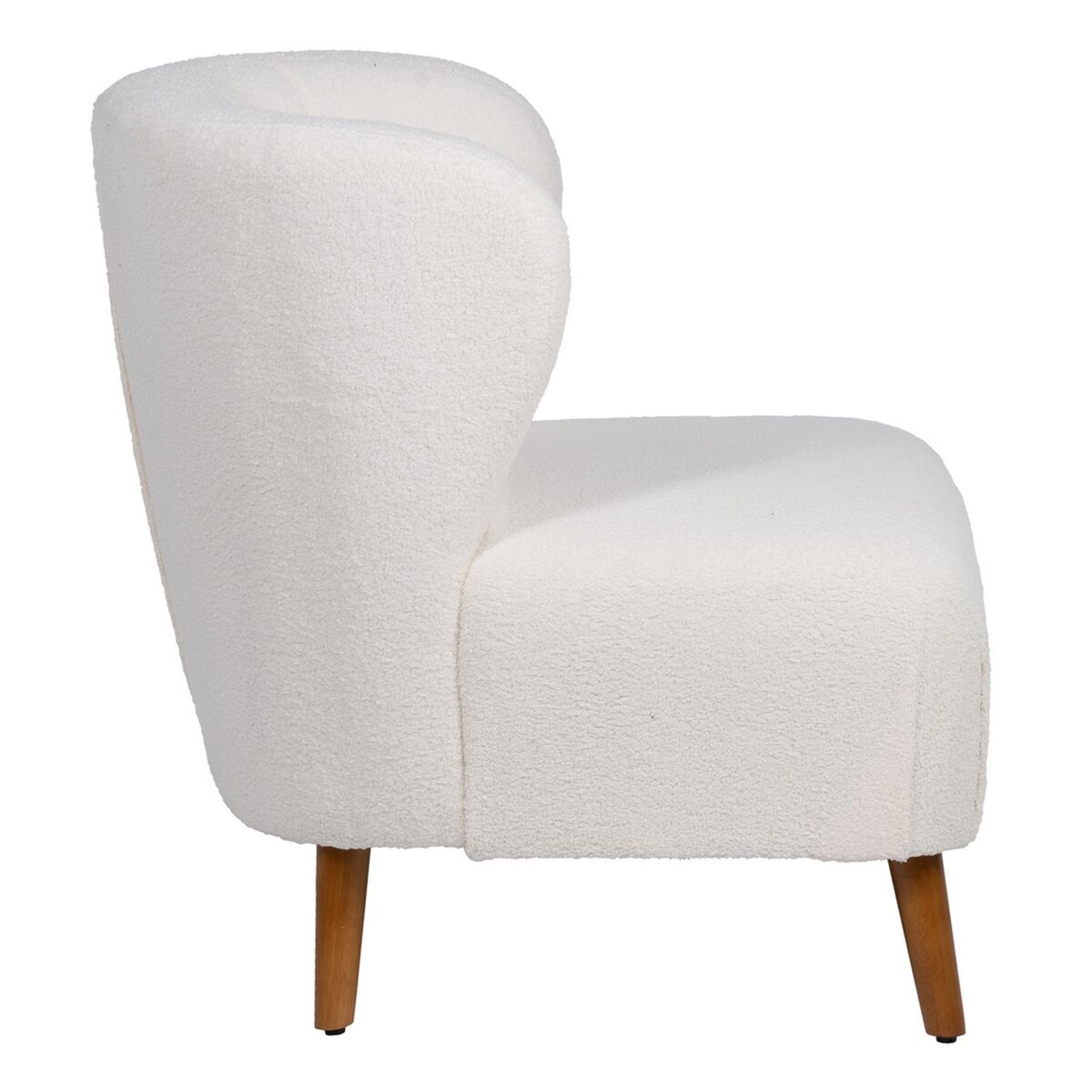 Armchair 72 x 78 x 82 cm Rubber wood White