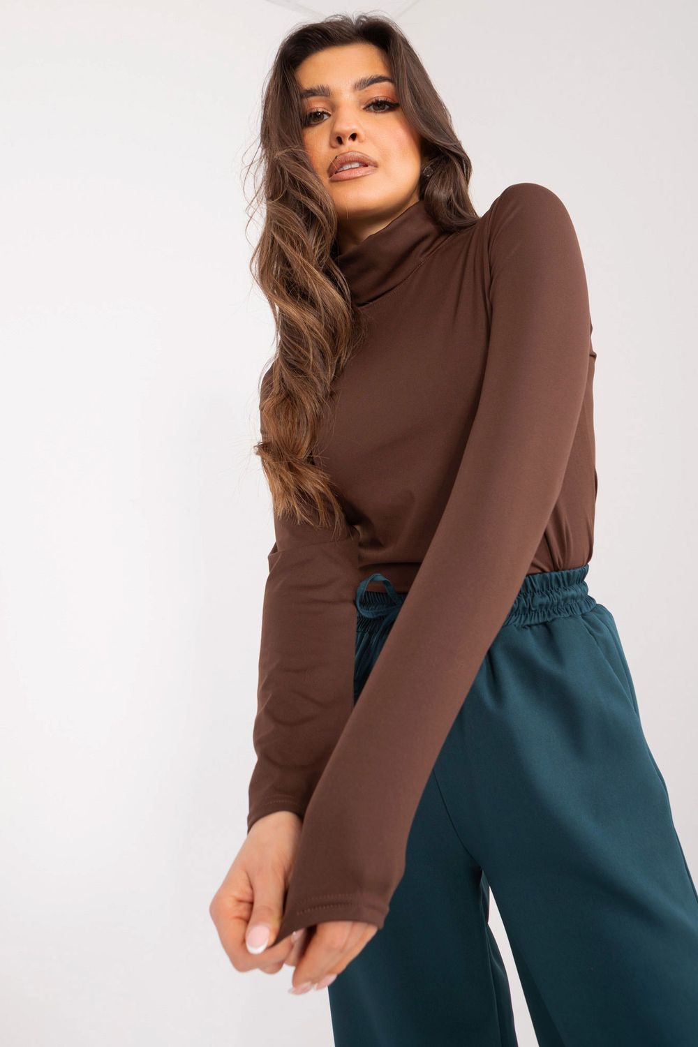  Blouse model 194417 Lakerta  brown