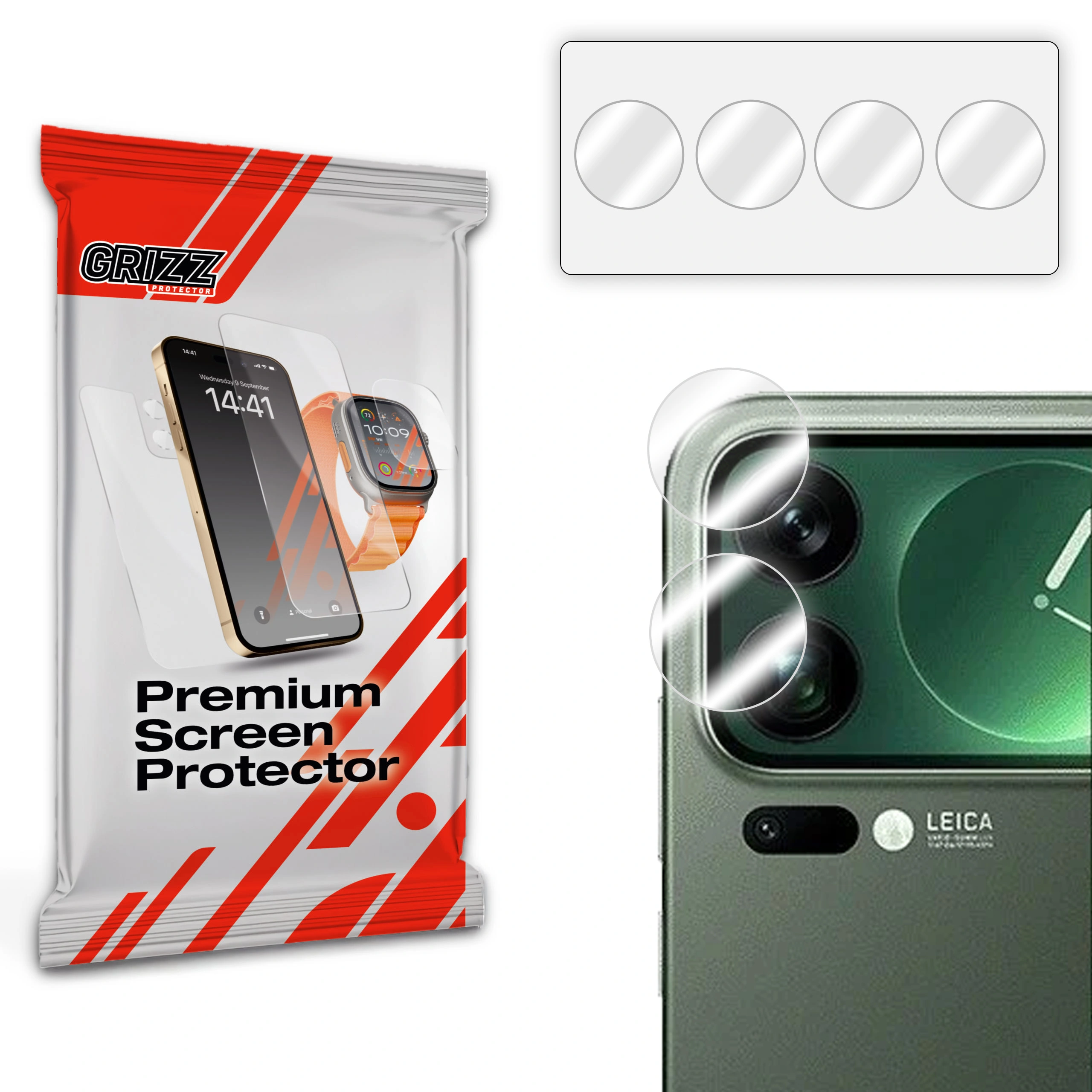 Szkło na aparat GrizzGlass HybridGlass Camera do Xiaomi 17 Pro Max